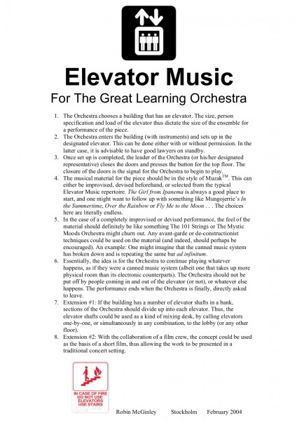 McGinley:Elevator Music